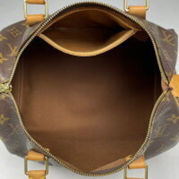 Louis Vuitton Brown Speedy Monogram Bag Boston Handbag - Picture 8 of 8